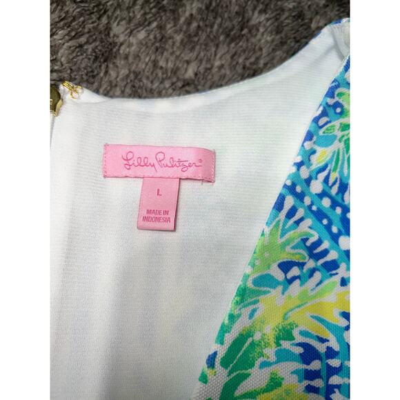 Lilly Pulitzer Chiara Shift Dress In Bennet Blue Tropic
Like Its Hot Large - Picture 2 of 3